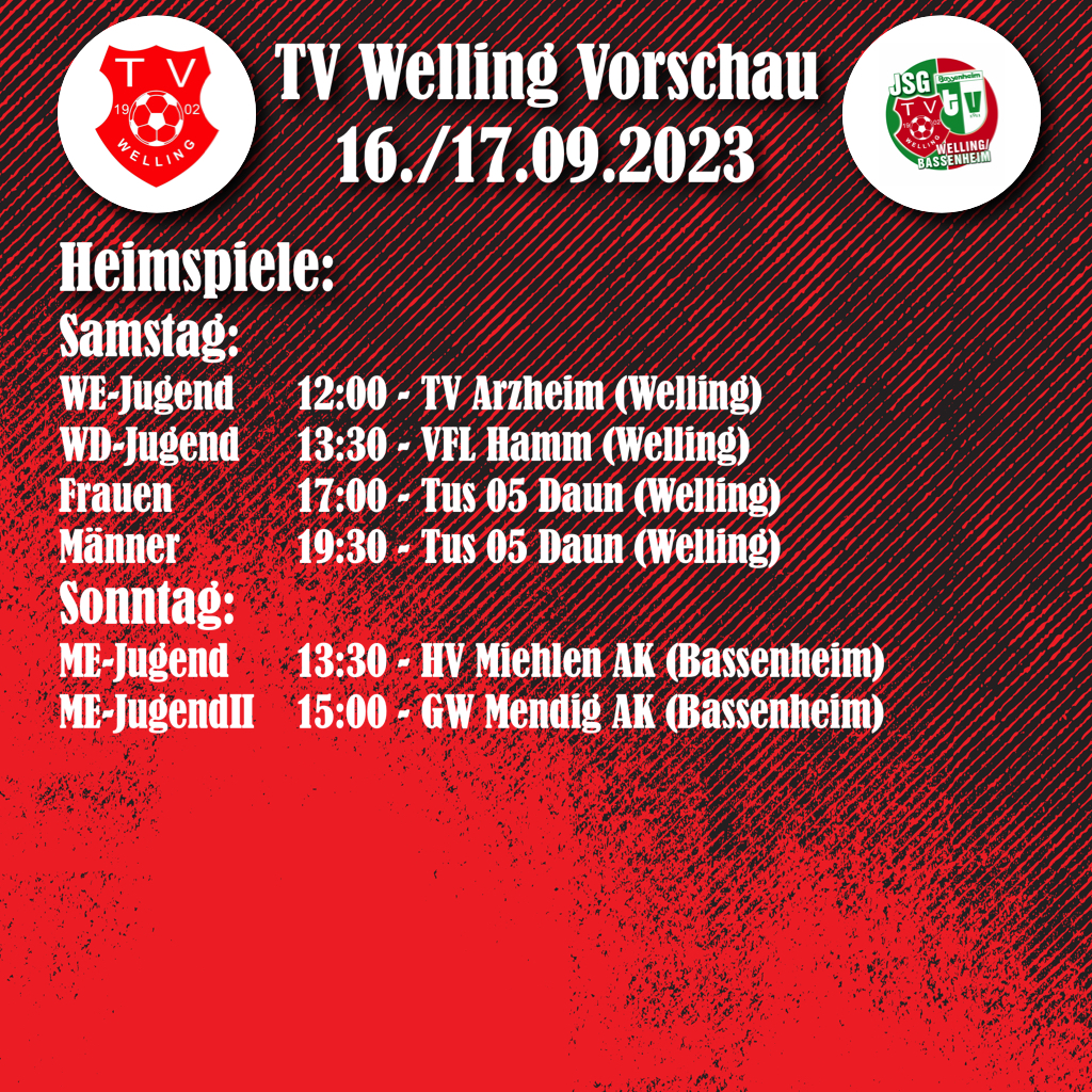 You are currently viewing Vorschau 16./17.09.23