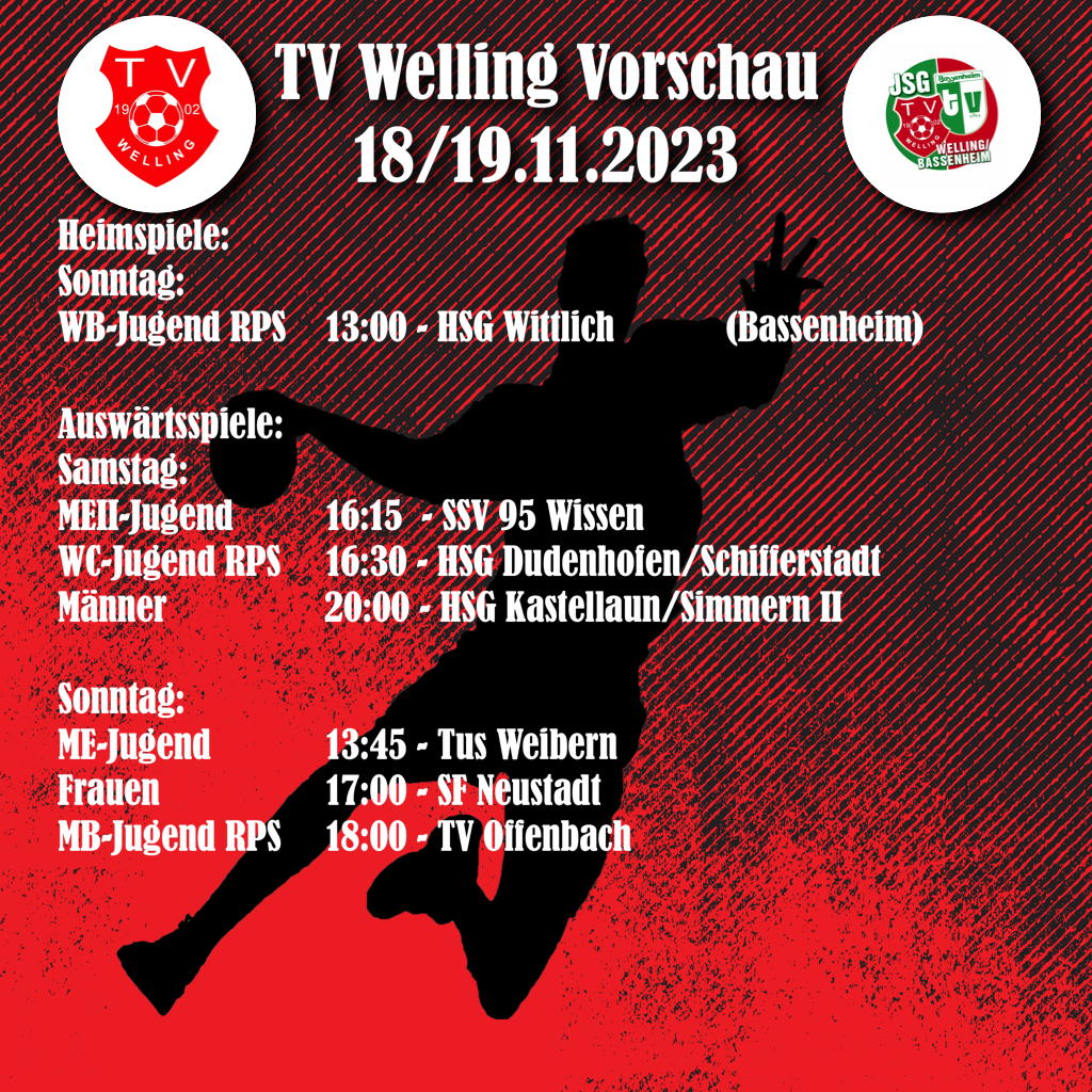 You are currently viewing Vorschau 18/19.11.23