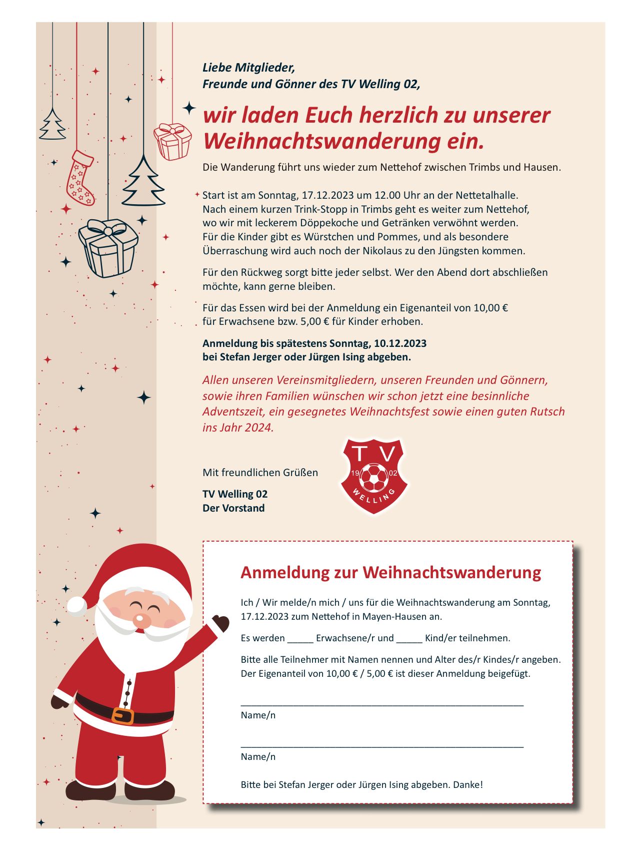 You are currently viewing Weihnachtswanderung 2023