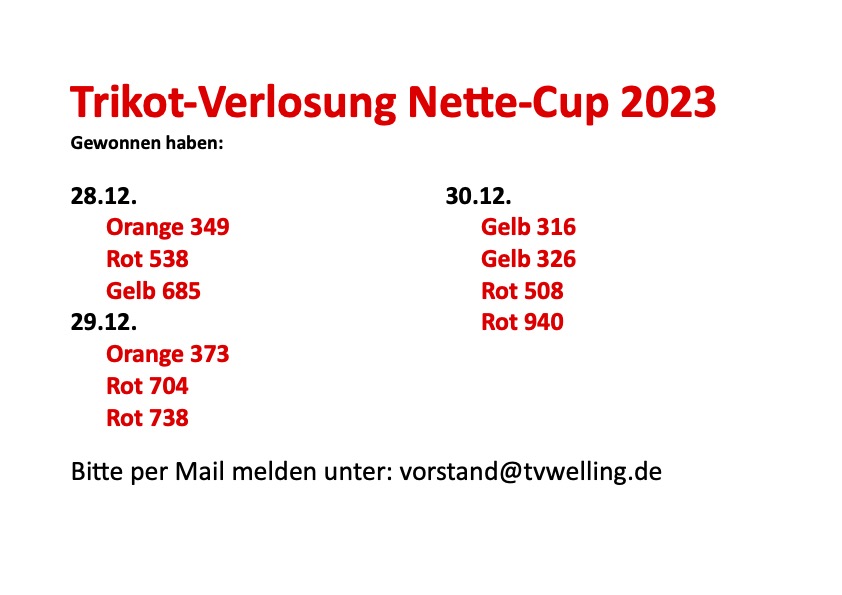 You are currently viewing Trikot-Verlosung Nette-Cup 2023