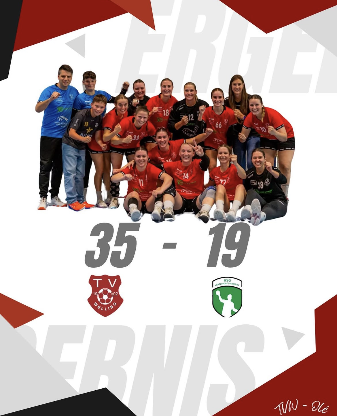 Du betrachtest gerade TV Welling 02 – HSG Mertesdorf-Ruwertal (35:19)