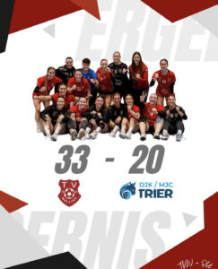 Mehr über den Artikel erfahren TV Welling 02 – Handball – Oberliga Frauen  TV Welling 02 – DJK/MJC Trier (33:20)
