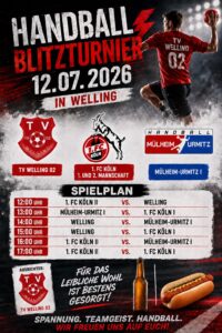 Blitzturnier (Männer) 12.07.26 in Welling mit dem 1.FC Köln und Mülheim-Urmitz I